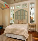 Decoration pvc plantation shutter white pvc louver window