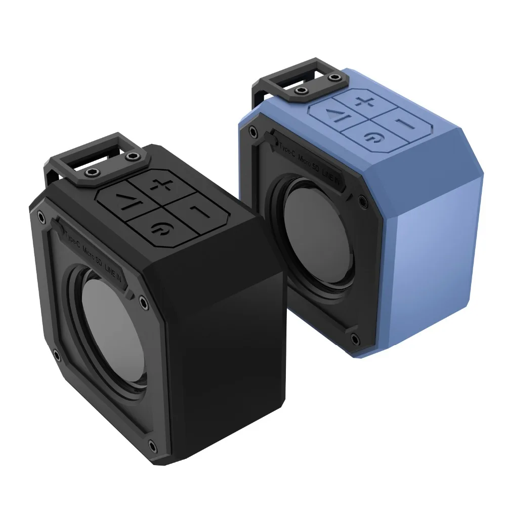 IPX7 Waterproof Bluetooth Speaker Portable Wireless TWS Bluetooth V4.2 Stereo Super Bass Speaker with TF Card - ANKUX.COM