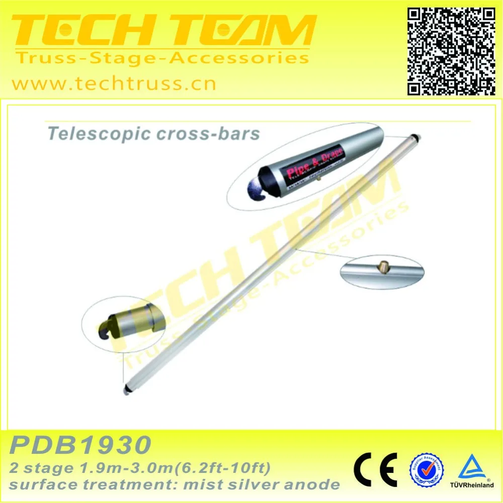 Colorful Drape&Pole Telescopic Cross-Bars 1.9-3m