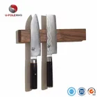 Powerful Wooden Walnut/Maple/Cherry Magnet Knife Holder With ISO/TS