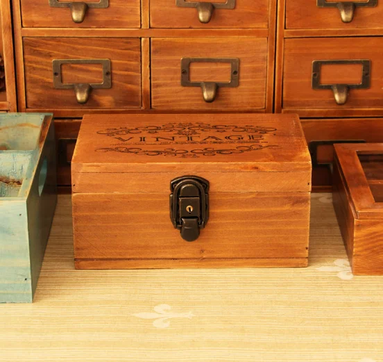 gift natural small unfinished wooden boxes wholesale