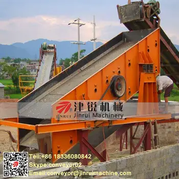 vibratory motor type circular motion inclined vibrating screen