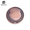 custom zinc alloy plating blank gold silver copper coin