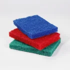 multi colors 2cm thick Non abrasive kitchen cleaning scrubber scouring pad scrub dish scrubber scourer with sand