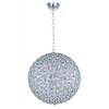 Round crystal modern pendant light for home decoration