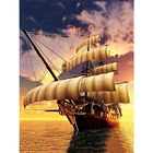 Beautiful design 3d islamic picture mecca poster with frame free sample china supplier