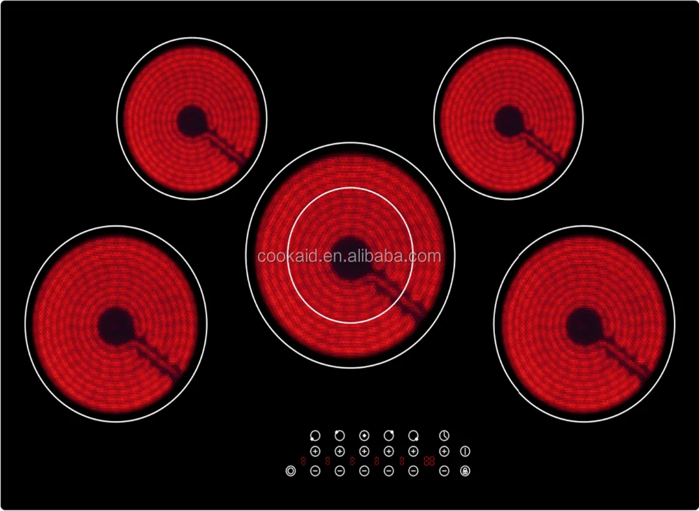 Built In 5 Burner Ceramic Hob - Buy 5 Burner Ceramic Hob,Built In 5