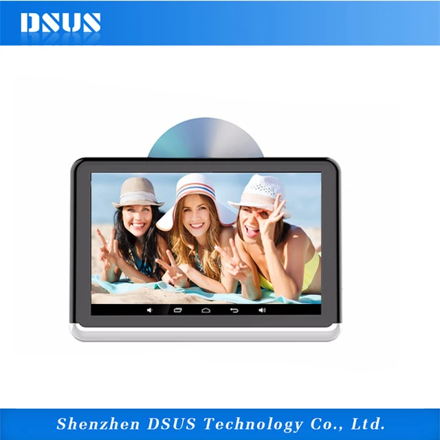 dsus removable headrest battery portable car dvd audio video