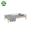 Can be customized wood bed frame no headboard