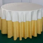 White round hotel polyester tablecloth table linen wedding table cloth, tablecloths table cover for hotels