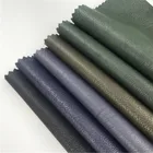 100% polyester Pu textile leather fabric synthetic Artificial fabric bonded fake fur fabric for garment and shoes use