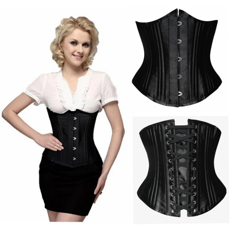 High Quality Slimming Bustiers Waist Trainer Corsets Women Steel Boned Sexy Corset