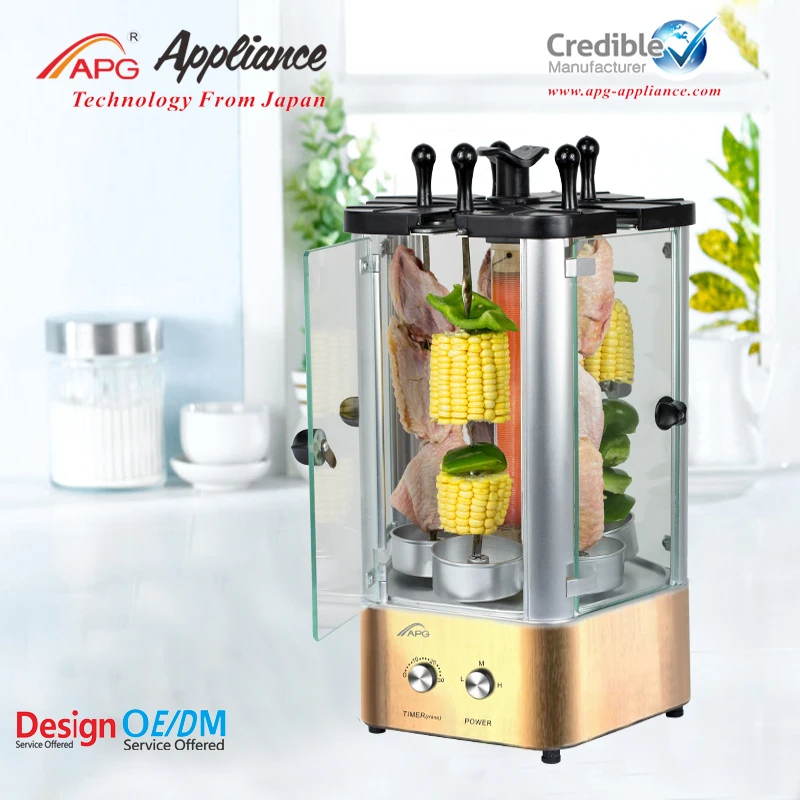 Electric Barbecue Grill with Timer and TDS