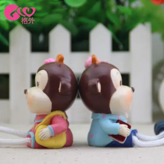 Monkey monkey doll hanging new gifts resin gifts festive ornaments trumpet