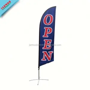 hot sale outdoor advertising beach flag flying banner flag