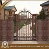 2016 new latest hot sales used forge iron gate/Decorative wrought iron gates, garden arch wrought iron gate designs