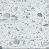 White man-made stone for kitchen cabinet top and floor tile