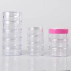 Yves hot sale 10 ml cheap small empty multilayer plastic cream cosmetic jar