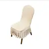 Universal Pleated Skirted Spandex Chair Covers For Weddings Decoration Party