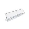 L shaped Picture Sign Holder Easy Insert Customized Durable Acrylic Nameplate Display