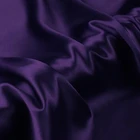 Howmay satin silk fabric 16m/m 45" 114cm 100% pure silk charmeuse violet China raw silk for dress pajamas