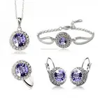 cheap crystal jewelry set colorful fashionbeautiful jewelry set