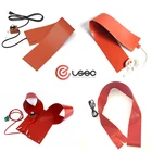 Customized industrial silicone band heater 220v drain pipe silicone heating blankets