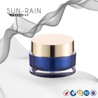 Easy cleaning Hot sale customized columnar plastic empty skin care cosmetic jar/ empty cream jar/ plastic