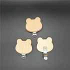 Wholesale Eco-friendly wooden baby suspender clips OEM
