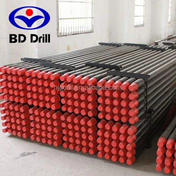 HJG China High Quality 2 3/8" API REG DTH Rod Drill Pipe for DHT Drill Machine