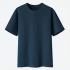 New funny t shirt men 100 combed cotton vegan custom men slim fit basic tshirt for men