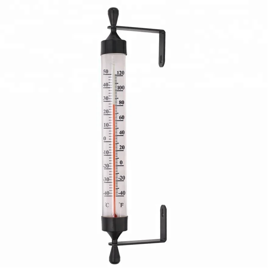 Large 40cm Indoor White Outdoor /°C /& /°F Wall Thermometer