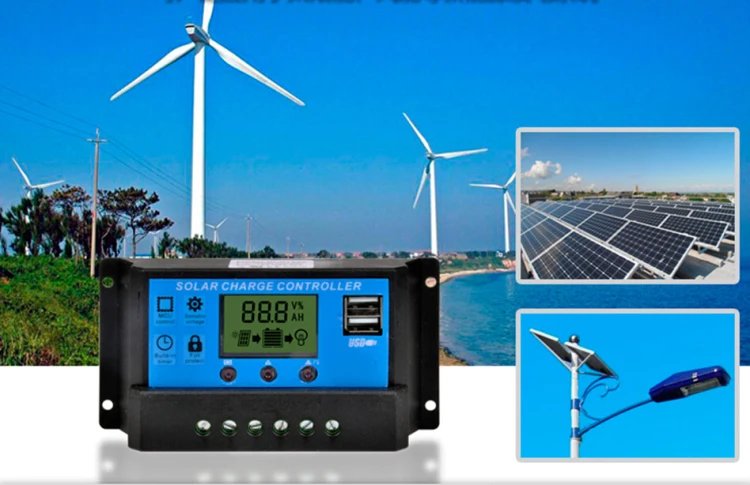 USB port very popular pwm solar charge controller