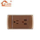 American Power Outlet Electric USB Outlet 12v/3pin socket outlet/USB Wall Socket