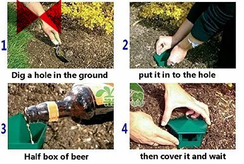 Eco-friendly Snail Cage Slug House Catcher Trap Gintrap Tools Animal Pest
