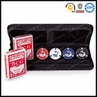 Pro Texas Hold'em Poker and Poker Chip Set with 2 Decks of Cards & 4 Chips denomination
