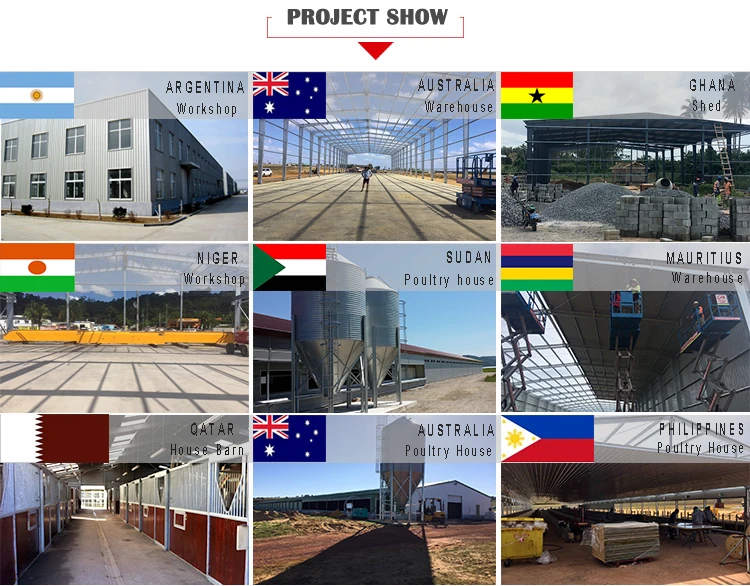 Fast Build Prefab Steel Structure Building Prefabricated Horse Barns