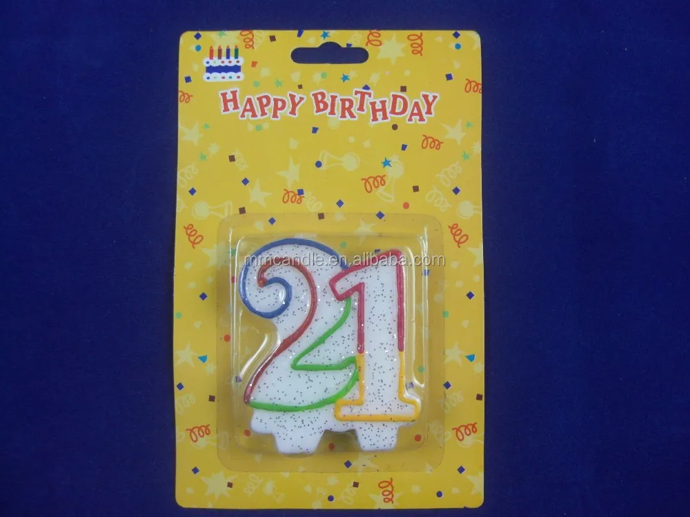 eco smokeless arabic numerals birthday party candles, manufactu