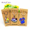 cute korean latest best selling business gifts items for girls 3d silicone shoe shaped keychain free samples 083