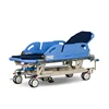 Luxurious hydraulic adjustable abs handrails operating room transfer bed hospital emergency transport patient stretcher price