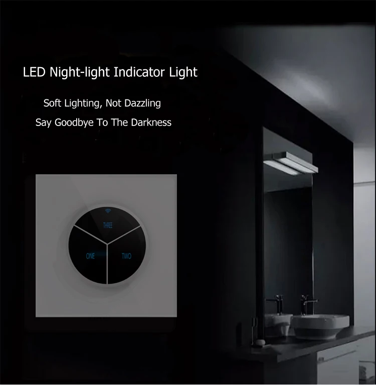 Mobile Phone APP WIFI Control Lighting Wall Switch