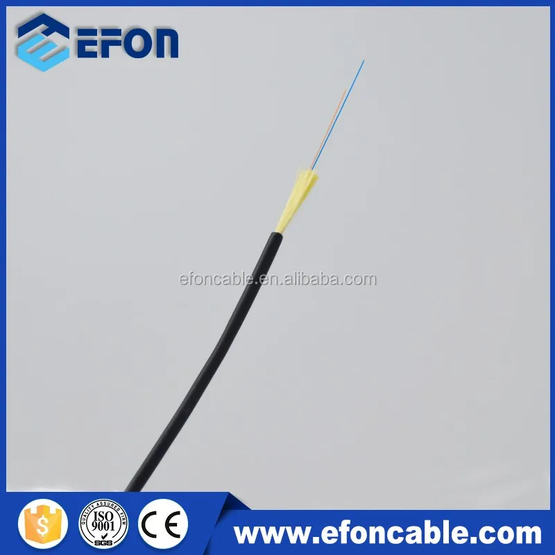 LSZH Jacket kevlar yarn armor 4 core multimode fiber optic cable , micro drop cable, View 4 core