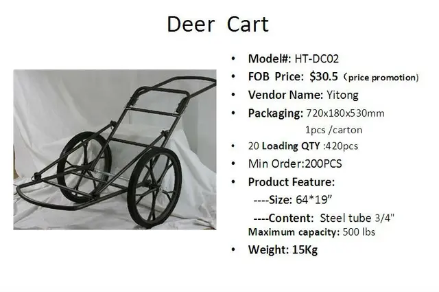 deer carts for sale images