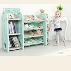 new style Kids plastic daycare bookshelf baby cabinet toy storage shelf bedroom children furniture sets