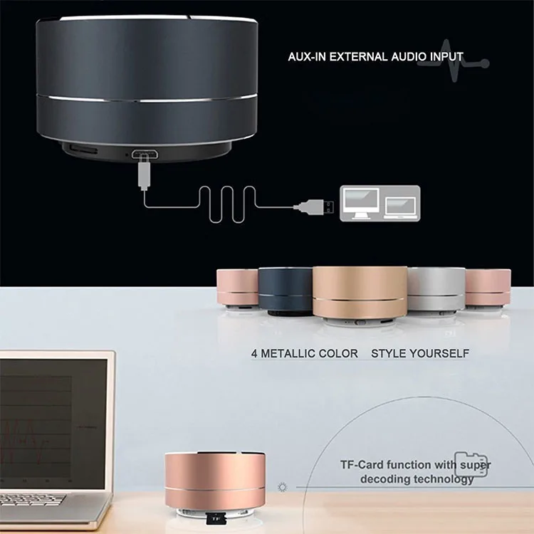 Breathing LED light design super bass 10m wireless speaker with hands-free - ANKUX Tech Co., Ltd