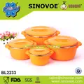Hot Selling 4PCS Set stainless steel insultaed casseroles