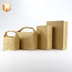 Custom New Design Kraft Paper Bag for Rice Bag Food Stand Up Paper Packaging Bag Shopping and Gift