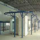 Full Automatic Powder Coating Line Equipment / Powder Coating Spraying Machine