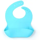 Original Factory Directly Sell Eco-Friendly Folding Silicon Bib baby