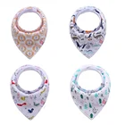 Large set cotton baby bandana drool bibs